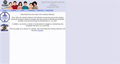 Desktop Screenshot of camillusoptimist.givingtrain.com